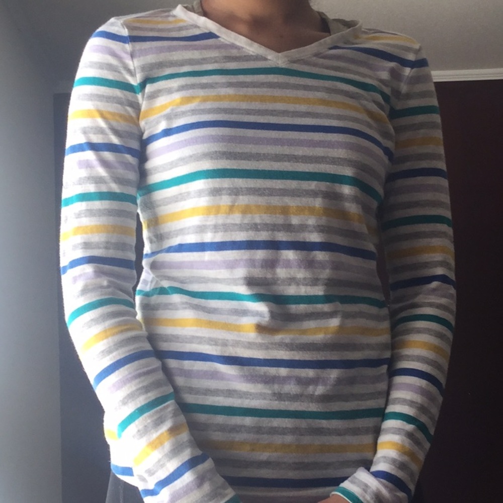 Girls Cat & Jack striped long sleeve
